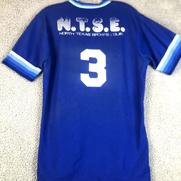 Men’s Vintage 70s Retro Howe Athletic Baseball Jersey T Shirt Texas Scrubs Sz M - Picture 2 of 5